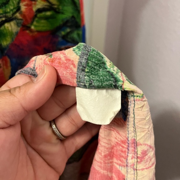 XL Jams World Multicolor Artistic Men's Shirt EUC/(RSB 4/#18) PTP 27-28/L31 - Picture 4 of 5